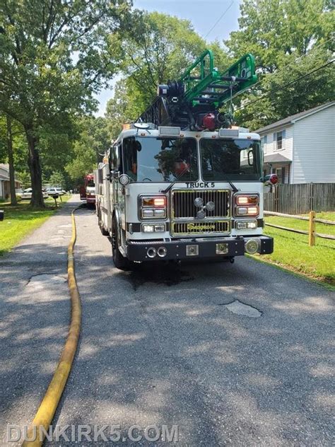 Truck Runs First Due To Deale Dunkirk Volunteer Fire Department