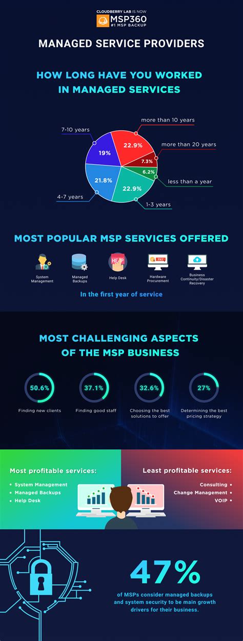 Msp Infographics Managed It Service Providers Survey