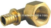 Pex Sliding Fittings Wall Plated Female Elbow Connector Aenor Wras