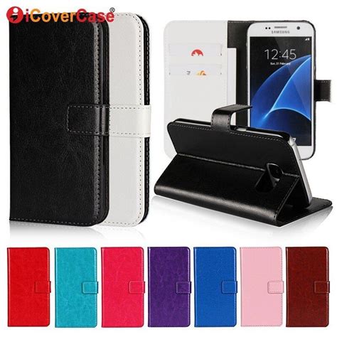 Barato Cartera Flip Funda De Cuero Para Samsung Galaxy S9 S9 Core