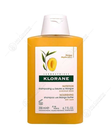 KLORANE Shampoing Nutritif Au Beurre De Mangue 200ml