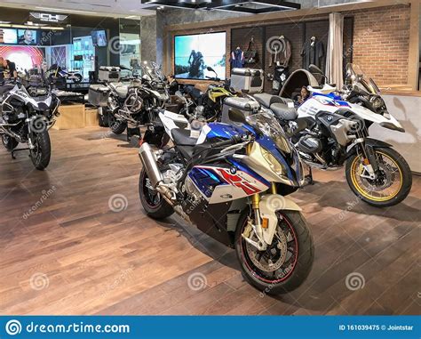 Bmw Motorcycle Show In The Bmw Showroom In Siam Paragon In Bangkok