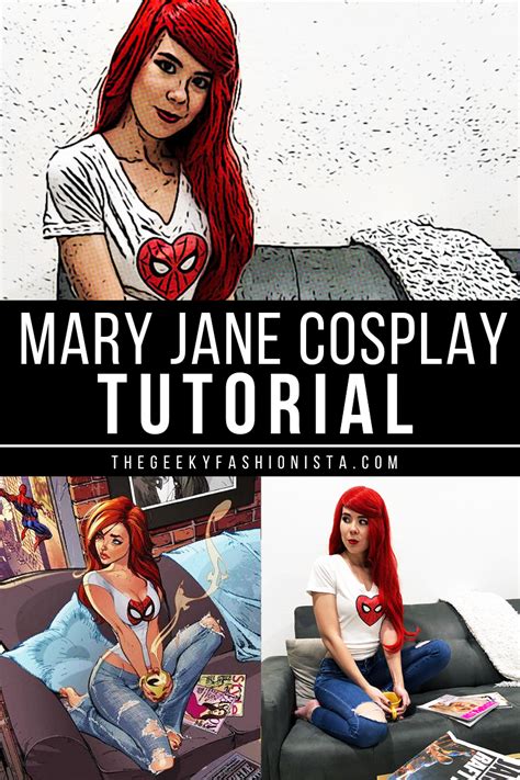 Mary Jane Watson Cosplay Tutorial Amanda Boldly Goes