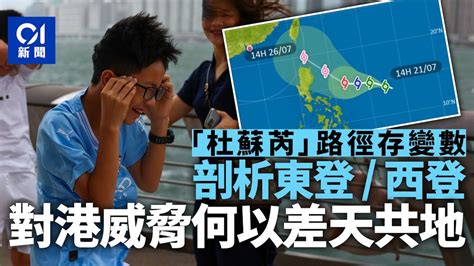 颱風杜蘇芮路徑｜從天文台改變下周香港風向預測 剖析東登定西登｜01新聞｜天氣｜颱風｜八號波｜天文台｜路徑 Youtube