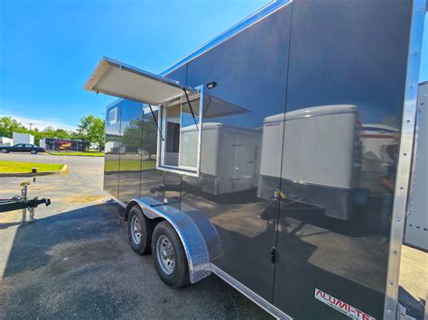 7x18 Concession Trailer For Flos Kitchen And Catering Advantage Trailer
