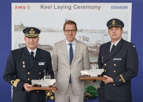 Swedish Navy honours tradition in keel laying ceremony - Damen