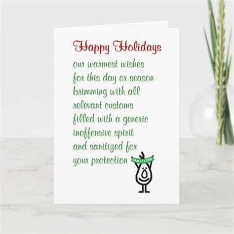 Happy Holidays - a funny holiday greetings card | Zazzle.co.uk