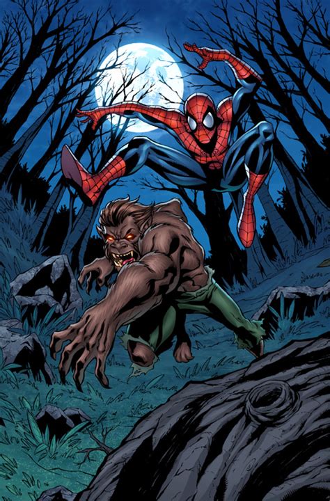 Spider-Man vs. Werewolf by Miketron2000 on DeviantArt