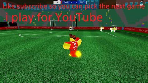 Roblox touch football - YouTube