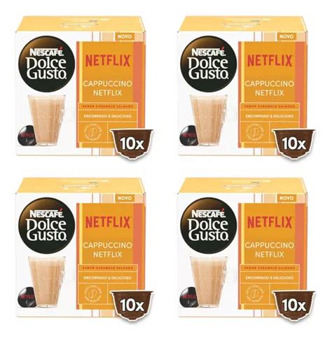 Cx Cappuccino Netflix Caramelo C Psula Nescaf Dolce Gusto Frete Gr Tis