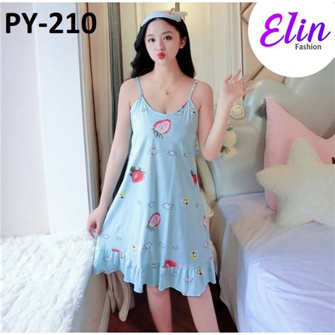 Jual Ef Daster Import Sexy Daster Tidur Wanita Tali Satu Motif Kartun Lucu Cute Cantik Ld