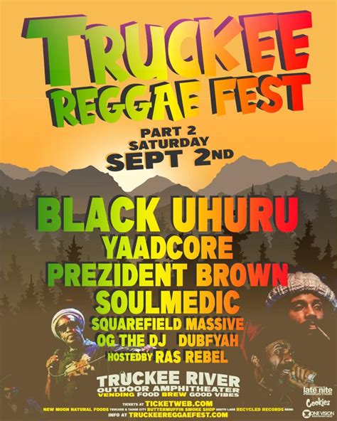 Truckee Reggae Fest Date Darcey Malissia