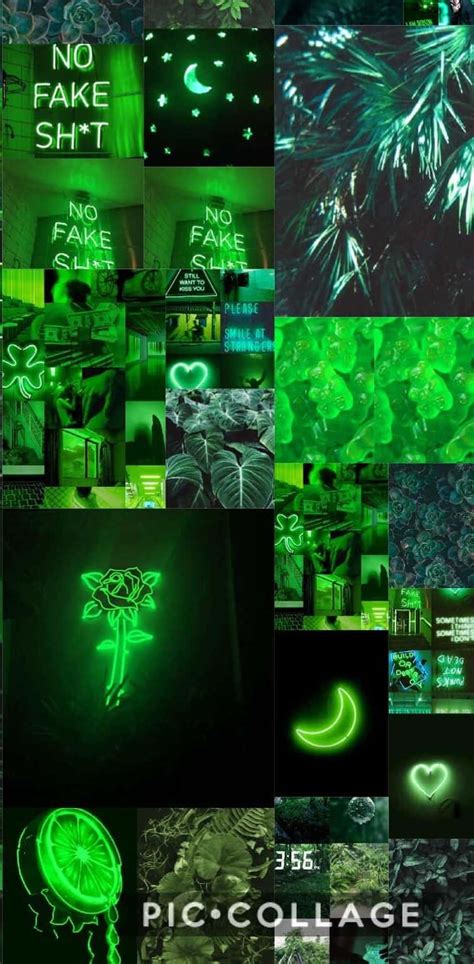 Neon Green Aesthetic Wall Collage DIGITAL | atelier-yuwa.ciao.jp