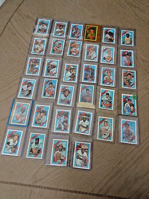 1972 KELLOGGS Baseball Partial SET 34 54 All Cards Are In Plastic