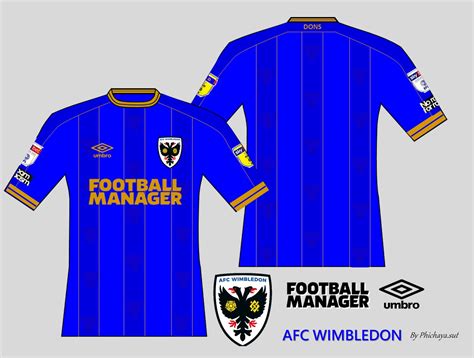 AFC Wimbledon Home Kit 2023 24