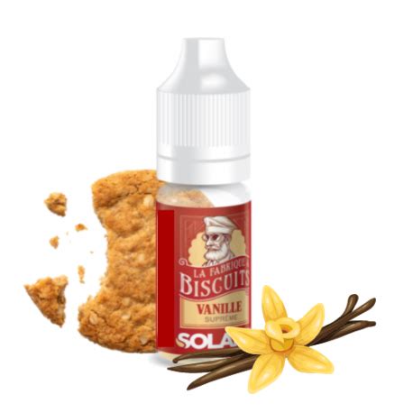 Concentré Vanille 10ml La Fabrique à Biscuits Solana