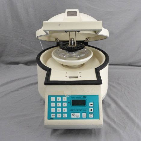 Clay Adams Sero Fuge 2001 Benchtop Centrifuge No Rotor 3 500 Rpm 1 999 X G