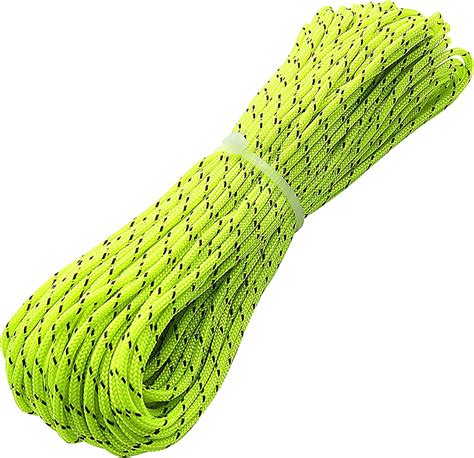 Amazon Threebulls Mm Fluorescent Reflective Guyline Tent Rope