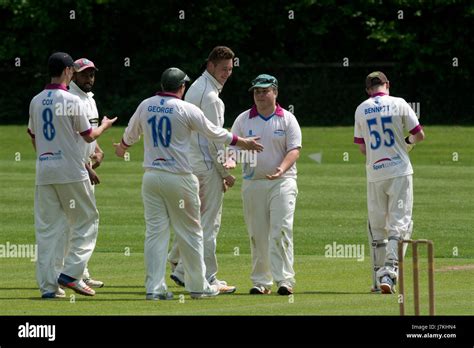 University Sport Uk Men S Cricket Stock Photo Alamy