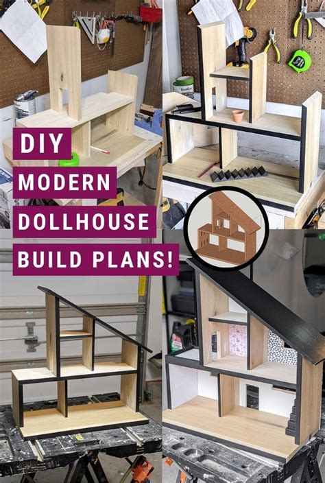 How to Build a Chic, Modern Wooden Dollhouse—Free Plans!