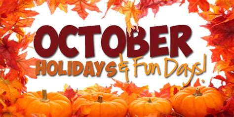 October Holidays & Fun Days 2014 - Confessions of a Homeschooler