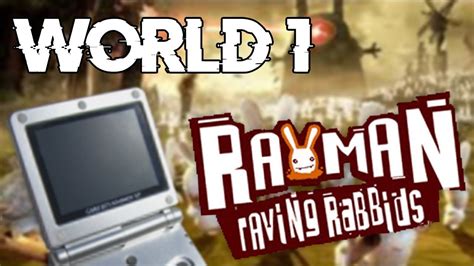 Rayman Raving Rabbids Gba World 1 Youtube