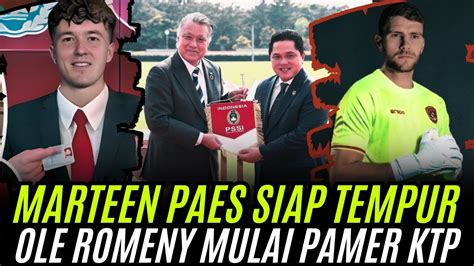 AMUNISI BARU TIMNAS MAARTEN PAES SIAP TAMPIL DI ROUND 3 PERNYATAAN