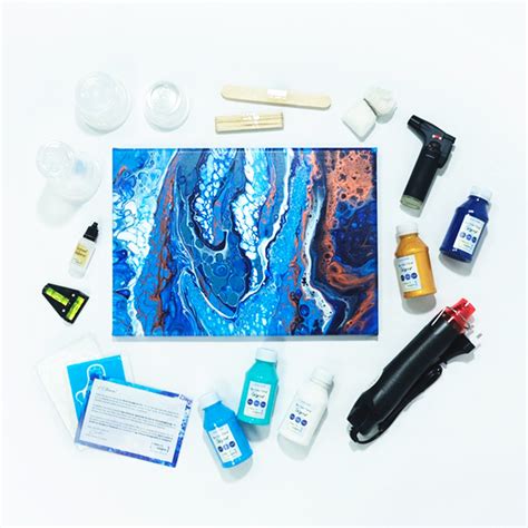 Acrylic Pour Canvas Kit | Acrylic Pour at Home | Room To Imagine