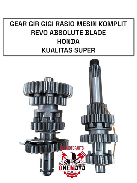 GEAR GIR GIGI RASIO MESIN KOMPLIT REVO ABSOLUTE BLADE HONDA KUALITAS