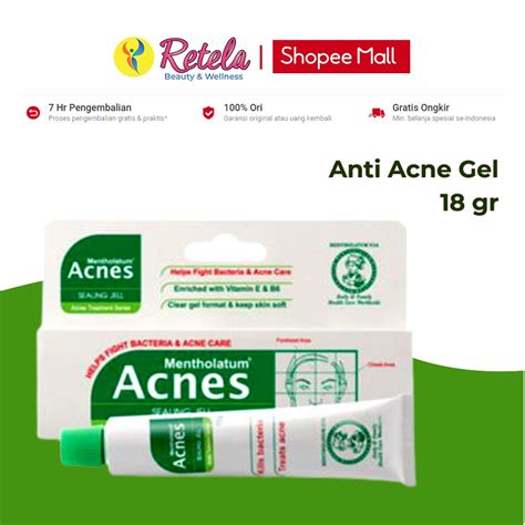 Acnes Sealing Gel 18g Acne Gel Gel Jerawat Acne Care Shopee