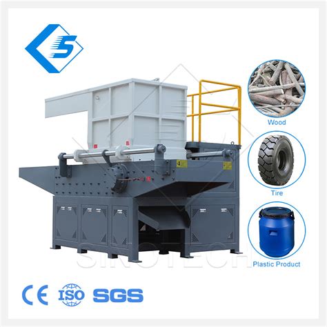 Low Noise High Output Automatic Sino Tech Ce Iso Single Shaft Shredder