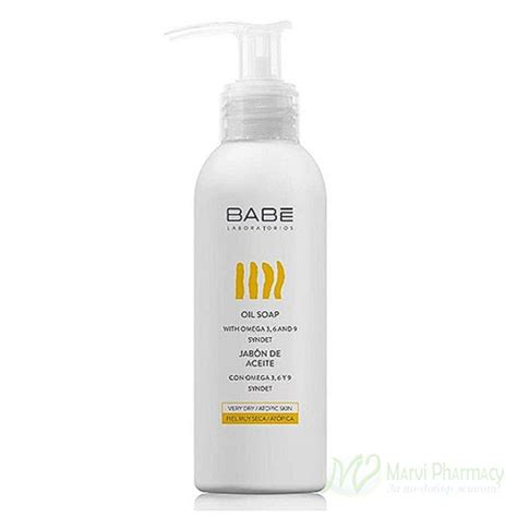 BABE Душ олио за тяло с Омега 3 6 9 травъл размер за суха кожа 100мл Marvi BG