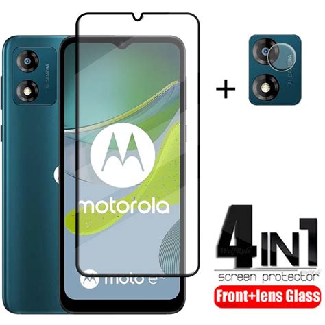 Full Cover Glass For Motorola Moto E13 Glass For Moto E13 Tempered Glass Full Glue Screen