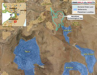 170 Dunams Declared as State Land Around the Herodium Archaeological ...