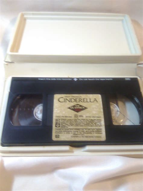 Walt Disney Cinderella Black Diamond Vhs 410 Very Rare 1988 Etsy