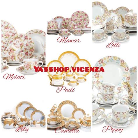 Vicenza Dinner Set Perangkat Makan Piring Gelas D22 Camelia Lazada