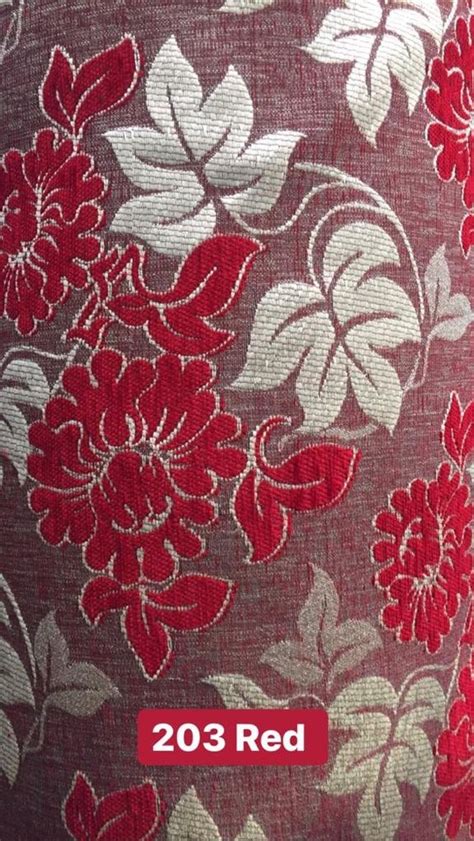 Printed Polyester 203 Red Sofa Fabric At Rs 195 Meter In Panipat ID