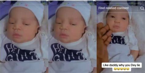 Moment Nigerian newborn baby gives dad a bombastic side-eye when he ...