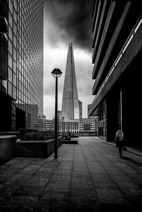 Street Urban Geometrics London City Black And White Street