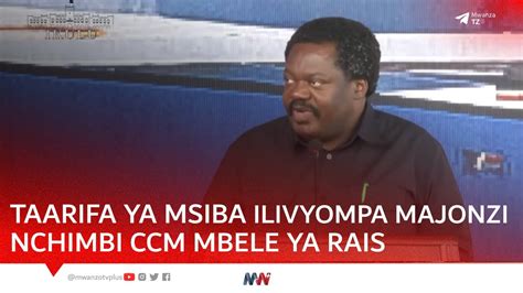 Taarifa Ya Msiba Ilivyompa Majonzi Katibu Mkuu Wa Ccm Mbele Ya Rais