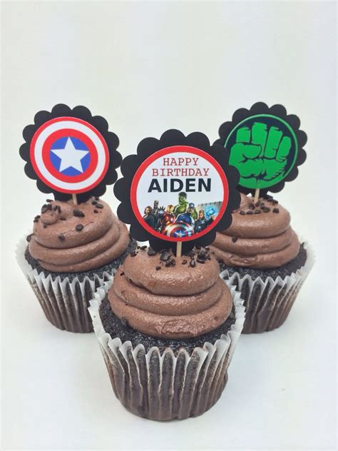 Personalized Avengers 2 Scallop Birthday Mix N Match Etsy