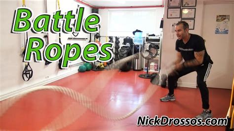 Battling Ropes For Strength Training Youtube