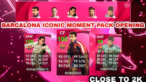 Barcelona Iconic Moment Pack Opening Karan Is Live Pes Mobile Live