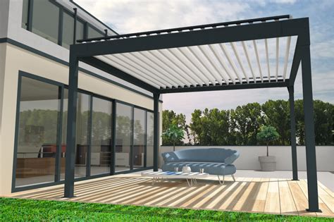 Pergola bioclimatique Agate Îlot à lames orientables