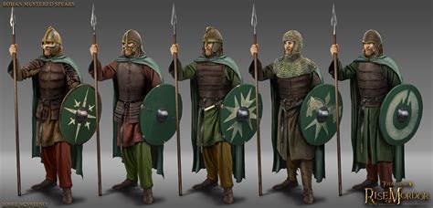 Rohan Mustered Spearmen Concept Image Total War Rise Of Mordor Mod