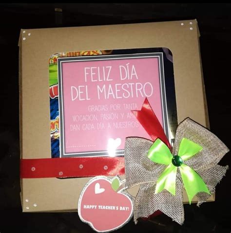 Cajita Sorpresa Con Ventanilla D A De Los Maestros Feliz Dia Del