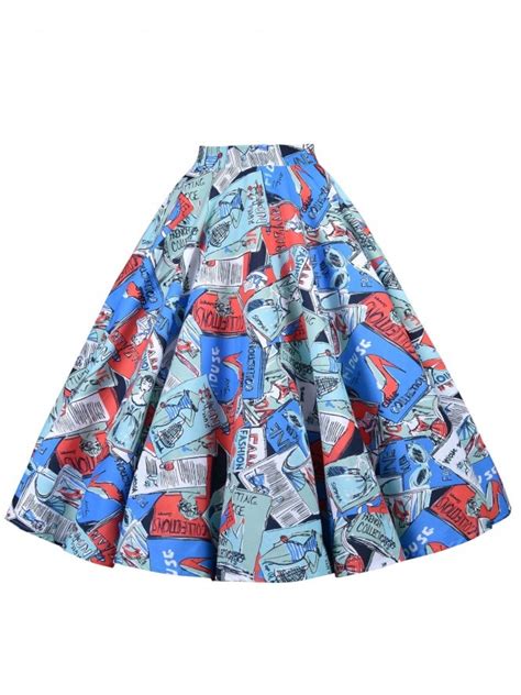 1950s Circle Skirt Cover Girl Blue From Vivien Of Holloway