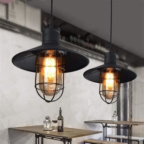 Style Industriel Nordique Lustre En Fer Forgé Loft Style Industriel