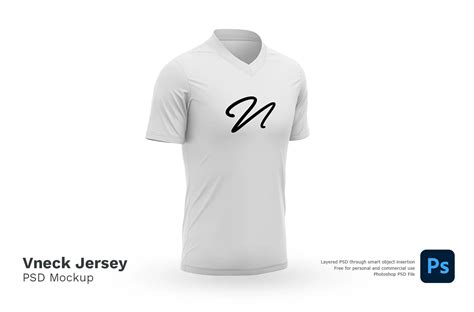 V-neck Jersey Mockup - NEATDESIGNZ