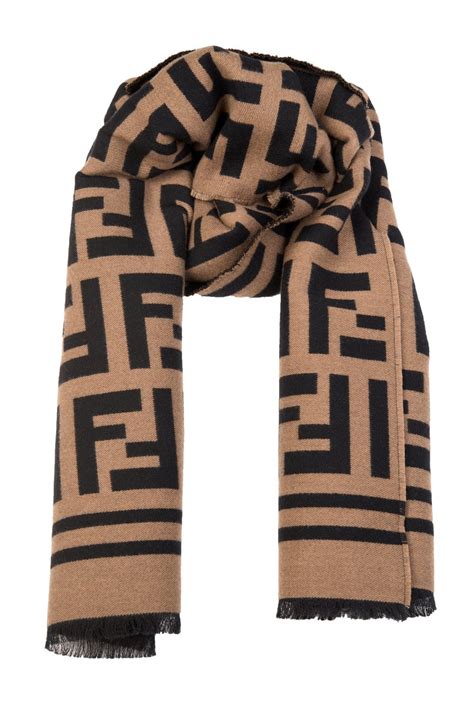 Fendi Woven Logo Scarf Clothing From Circle Fashion Uk